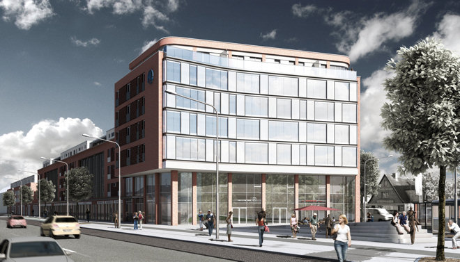 Der neue Kaufhof in Lübeck